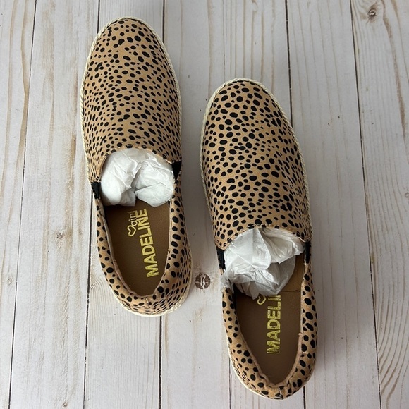 NEW Cheetah Print Slip Ons, Madeline Girl Killa, super cute! Size 8 - Picture 5 of 9